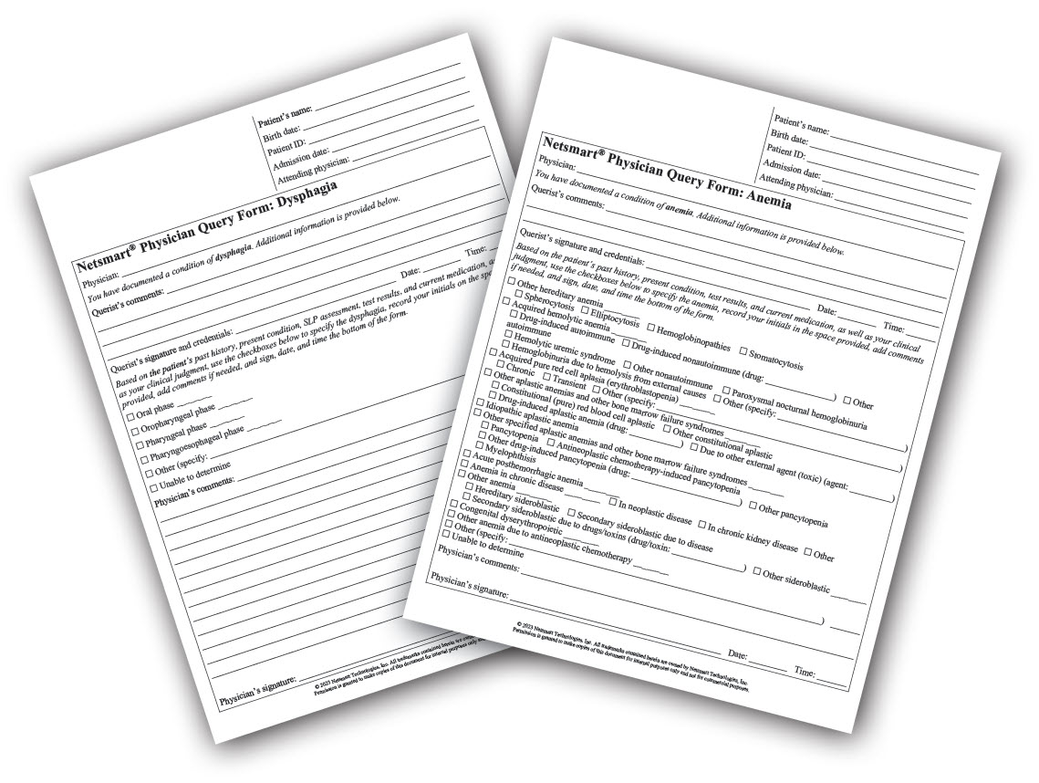UDSMR® Physician Query Forms, Version 3